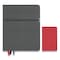 Tru Red Large Mastery Journal with Pockets, 1 Subject, Narrow Rule, Charcoal/Red Cover, 10 x 8, 192 Sheets TR58437 - alternate 1
